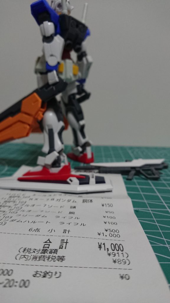 予算を圧迫していた取り回しの悪い大型シザースを二振りのシザースに分けることで取り回しとコストパフォーマンスの悪さの改善を狙ったものの値段は100円しか変わらず。