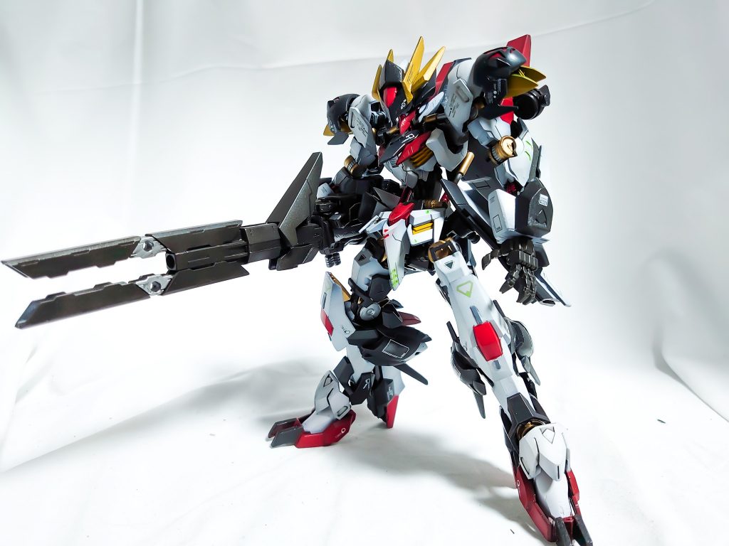 ④大型レールガン
主に空間戦にて使用
ルプスの設定にもあるけどアニメで登場しなかったので好きに作りました
射撃時以外はバックパックにマウント可