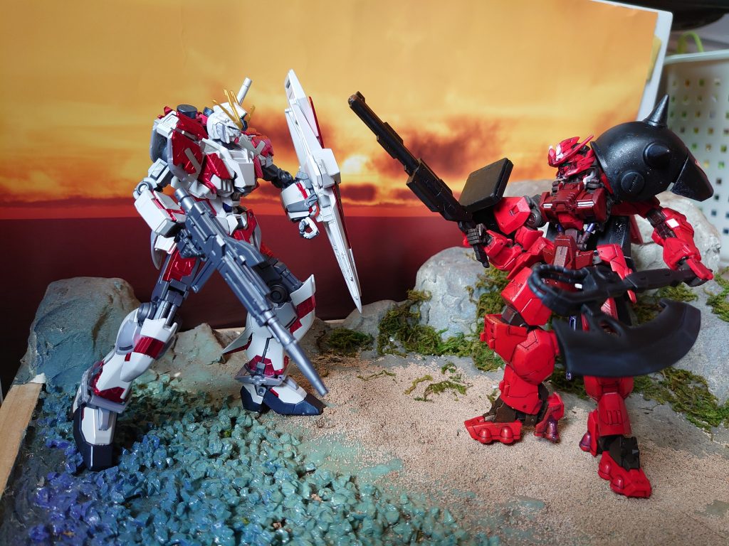 息子対父、対決です。