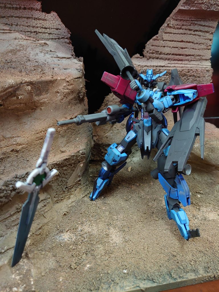 大地に刺さる刀。