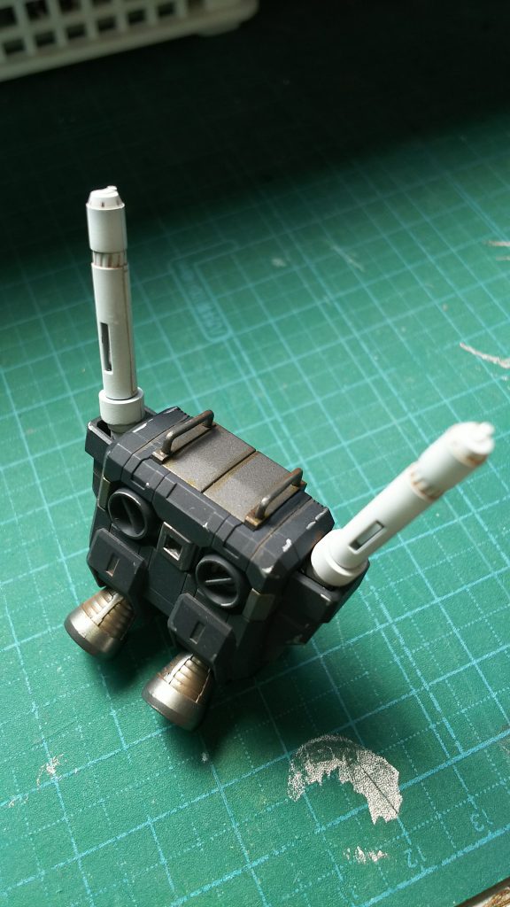 修復箇所を塗装して他の部分と同じように汚せば出来上がりです♪