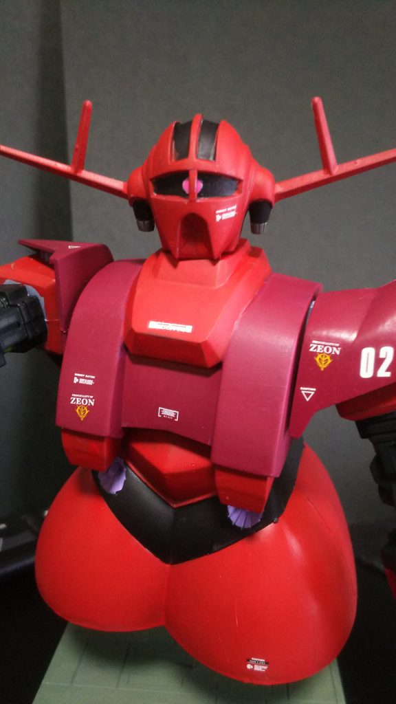 完成腕はちょっと緩かったので、写真フレーム外に(笑)