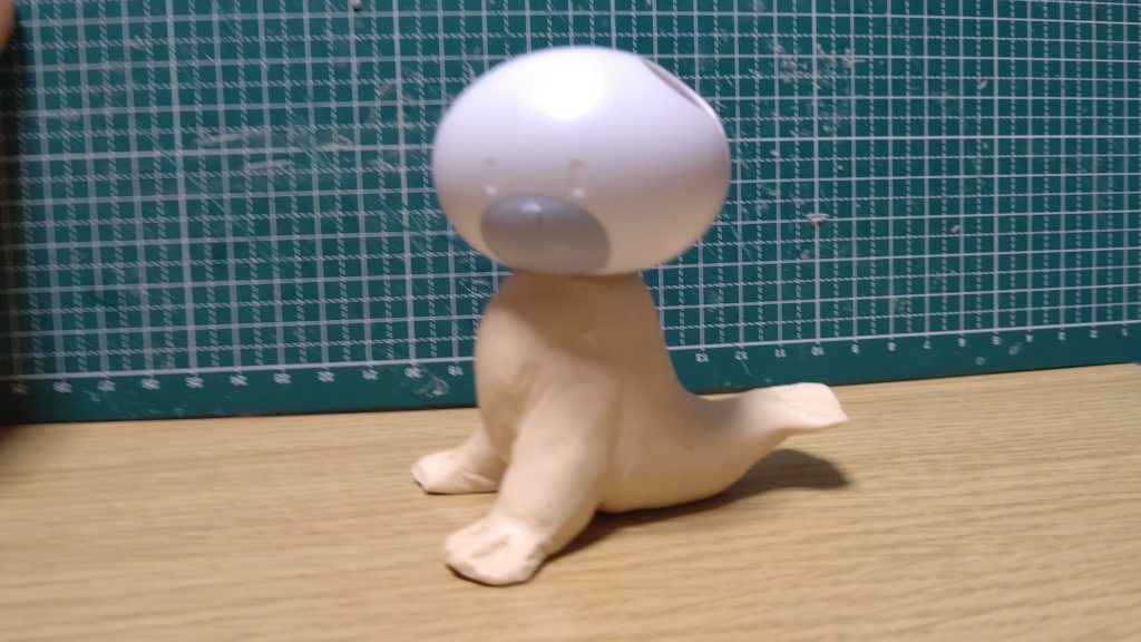 パテ盛り。…オットセイかな?(汗)