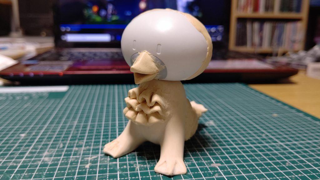 胸ビレのようなよくわからないものを着けます。