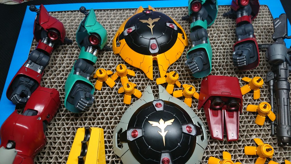 スミ入れして拭き取り。