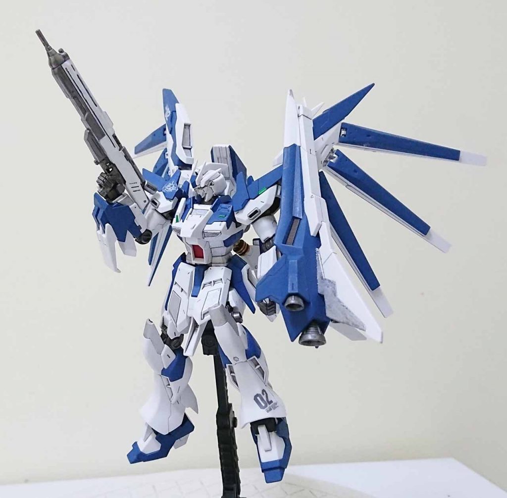 HGBF Hi-ν GUNDAM VRABE かっこよかったのでつい作ってしまった！–4枚目/制作者：isaru