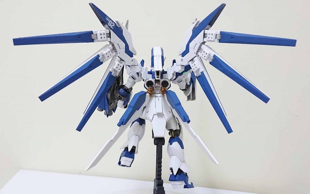 HGBF Hi-ν GUNDAM VRABE かっこよかったのでつい作ってしまった！–2枚目/制作者：isaru