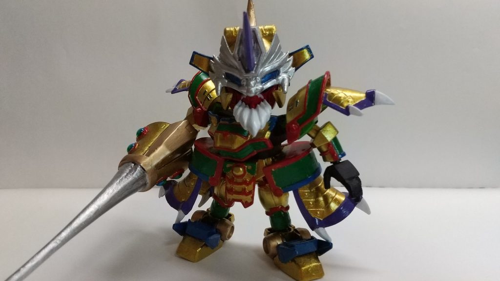 関羽の兜を使っているのでバイザーはおります