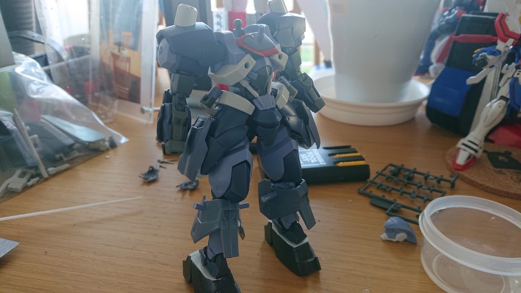 ミキシング途中の姿
かなり、ドリルとプラ棒でむりやり接続してます。(笑)