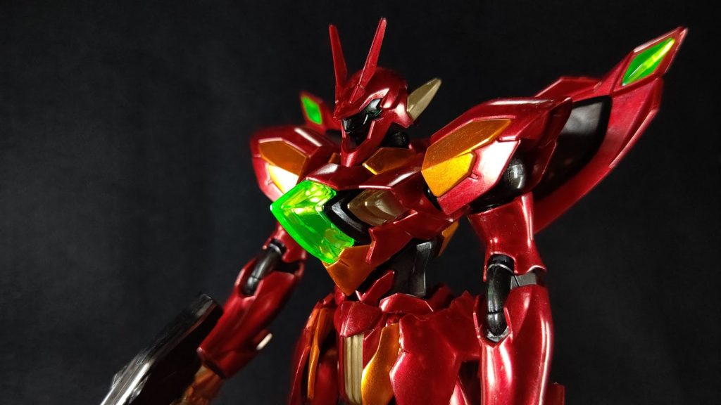 アップ
ロイヤルメタレッドの色とても発色がいいですね
アルケーガンダムとか塗ると合いそう