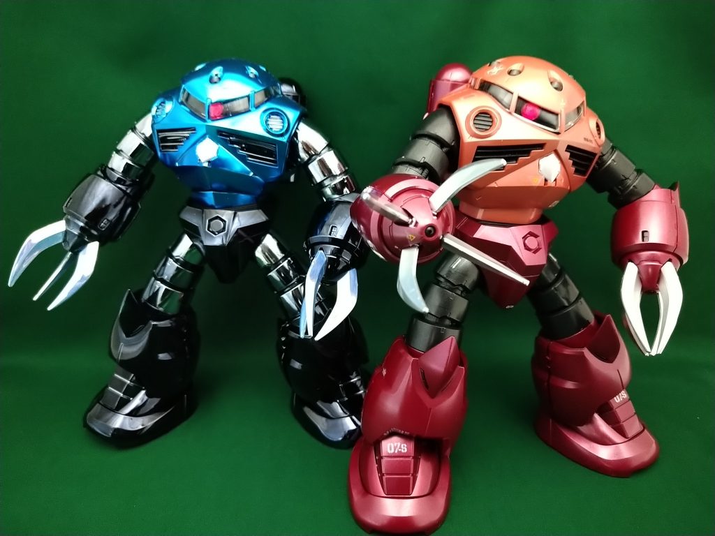 以前作ったフルメッキの量産型専用ズゴックと