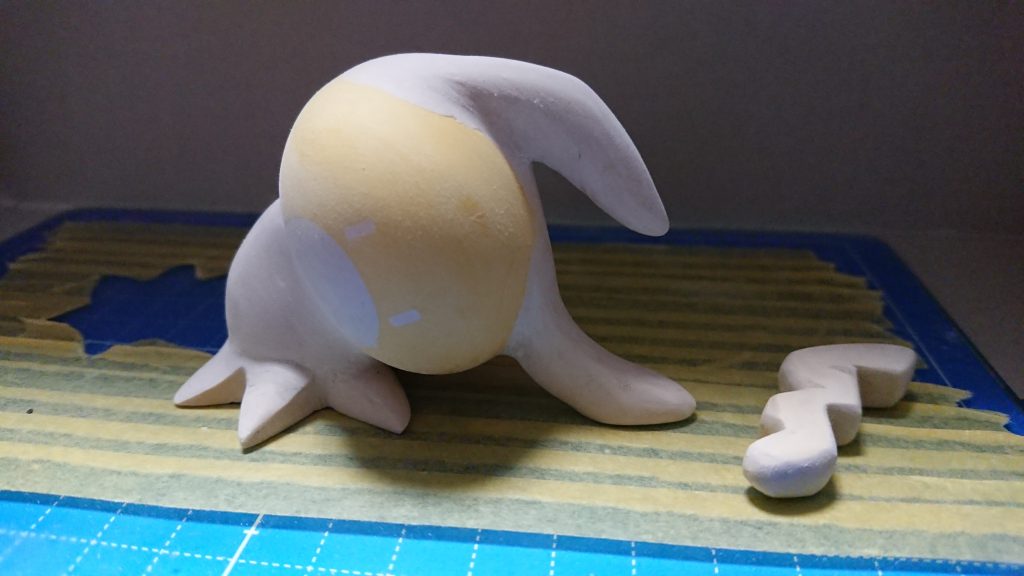 固まったらひたすらやすります。