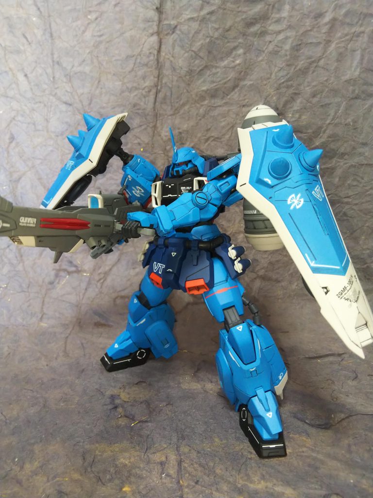 ガナーウィザード射撃姿勢