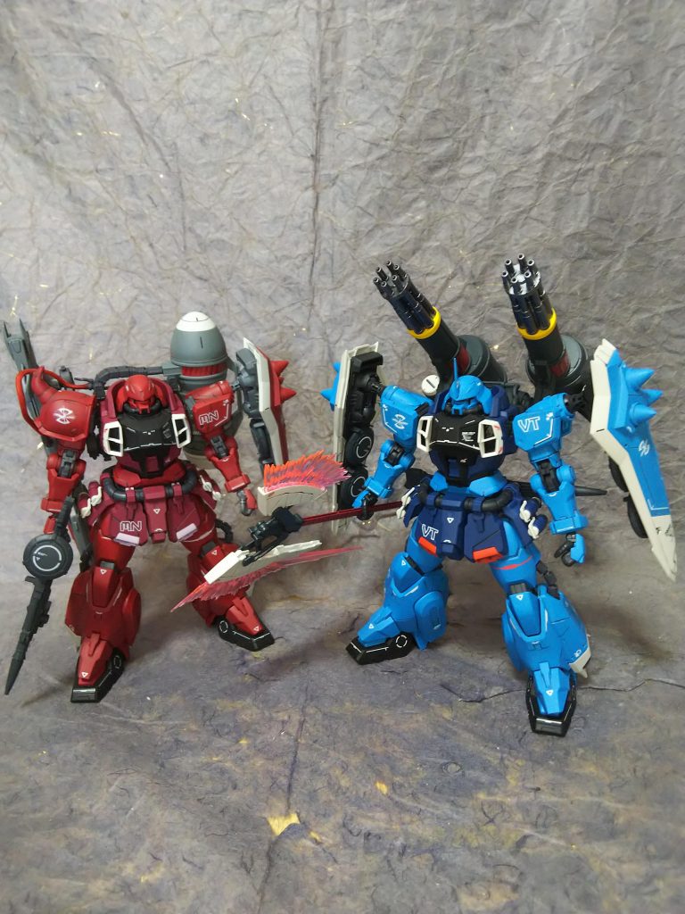 ガナーザクウォーリアとツーショット