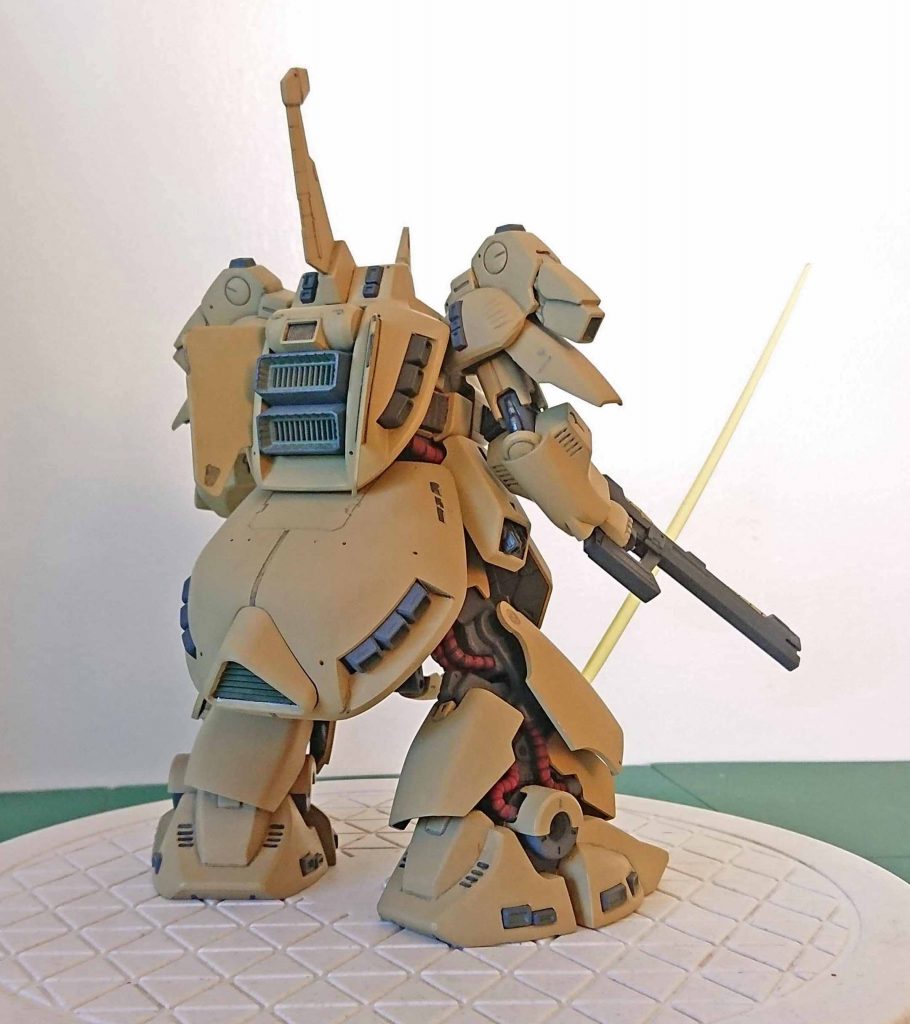 スラスター内部の緑色…
少し暗めに設定しすぎたかな…。