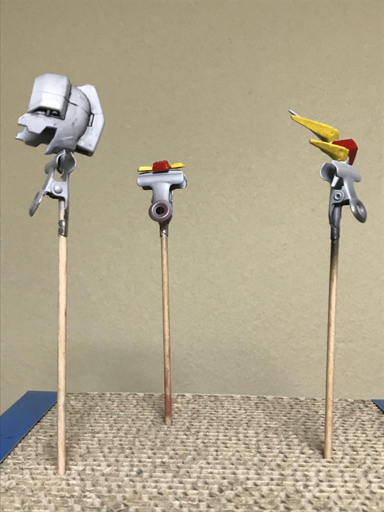 スミ入れ&つや消し工程