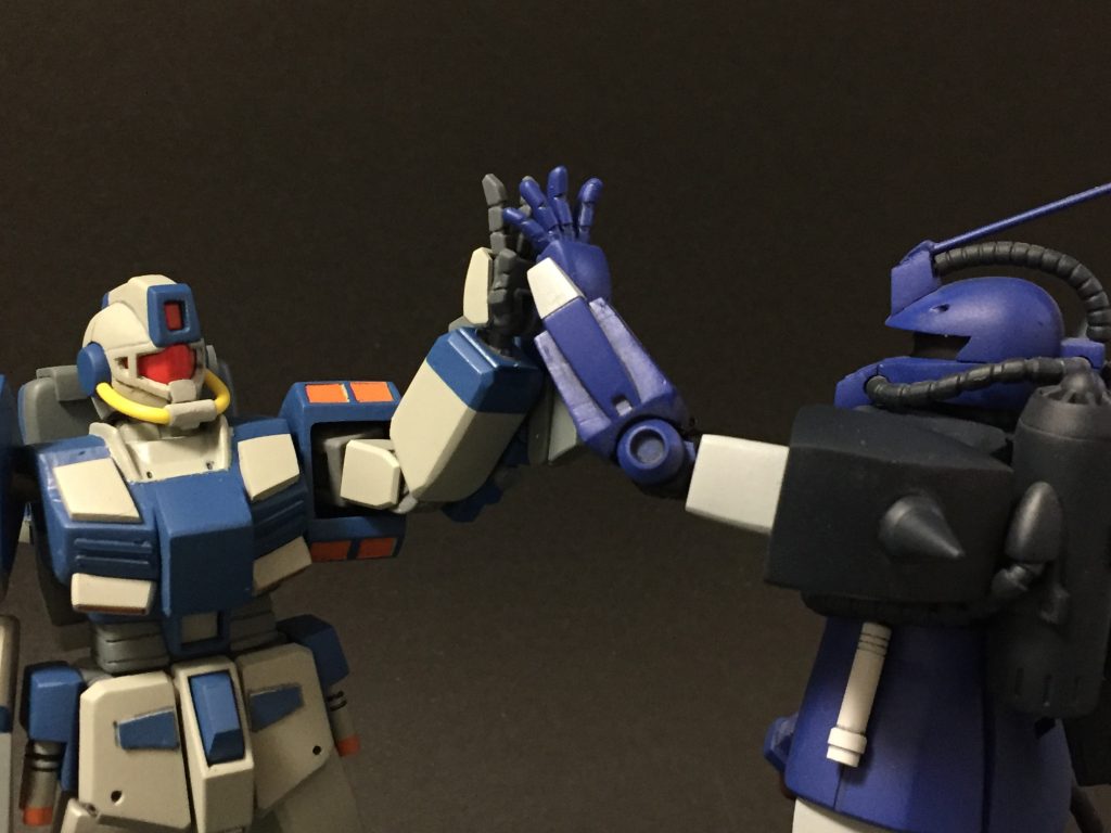 そして何を隠そう今年の目標というのは連邦水泳部(UC0096までの)機体を作製することにあります…!社会人一年目,コラ画像のウラキ少尉みたいになってしまうやもしれませんがそれでも成し遂げたいと思います.次の機体と私の明日はどっちだ.