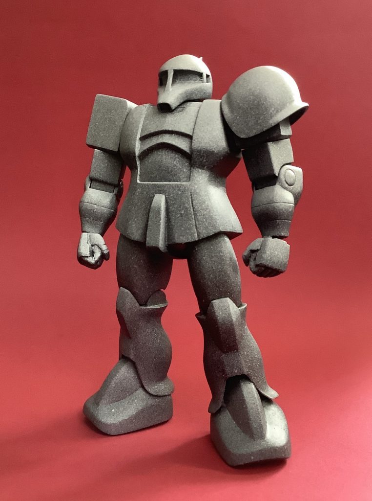 サフ吹き
この後モノアイレールを修正しています