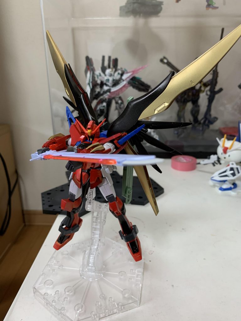 近接戦闘に大型ビームソードを追加
かつ推進力のパワーがアップ