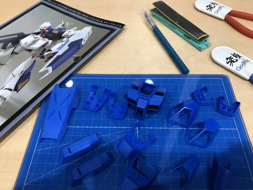 ざっとですがヒケ処理をしています💦