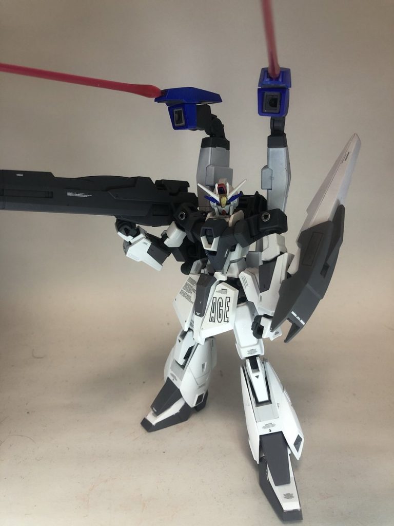 バックパックのアーム展開