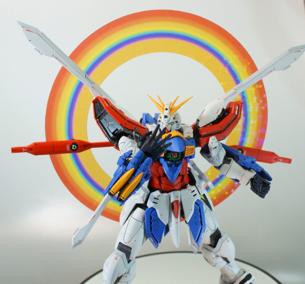 俺のこの手が真っ赤に燃える！
勝利を掴めと轟き叫ぶ！