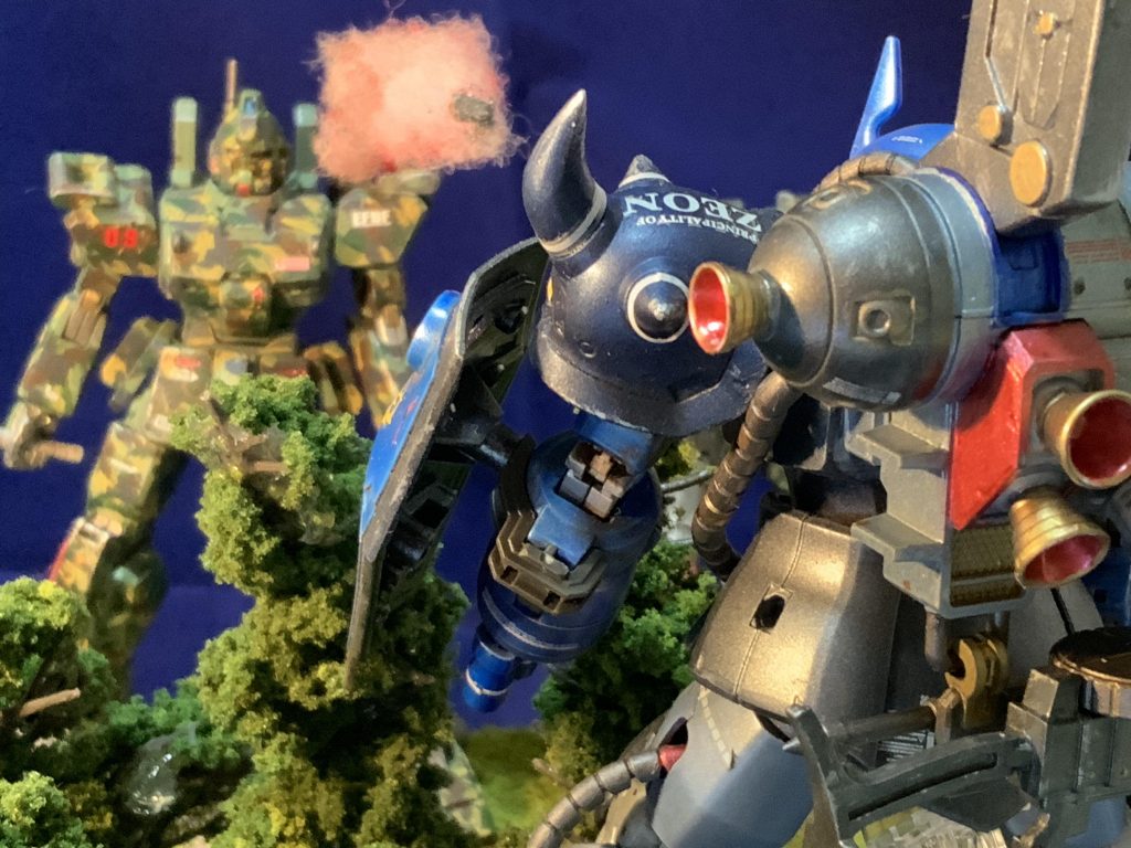 さだきち大尉、直撃を受け墜落