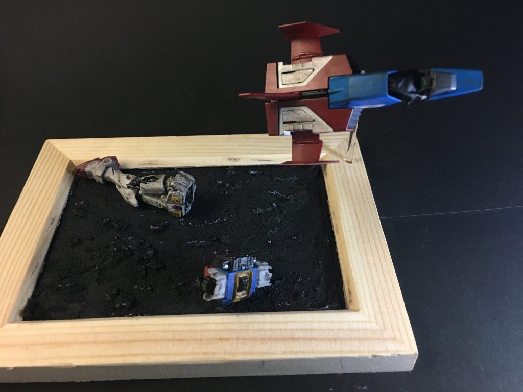 コアファイター側から見ることで遠近法がかかればいいかなと