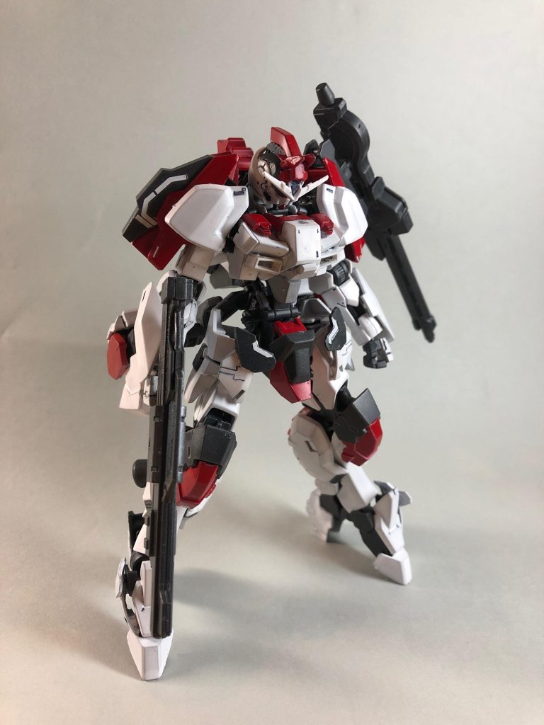 [おまけ]
なんとなく中距離支援型つくりました(肩のインパクターブレードがライフルに変わっただけ)