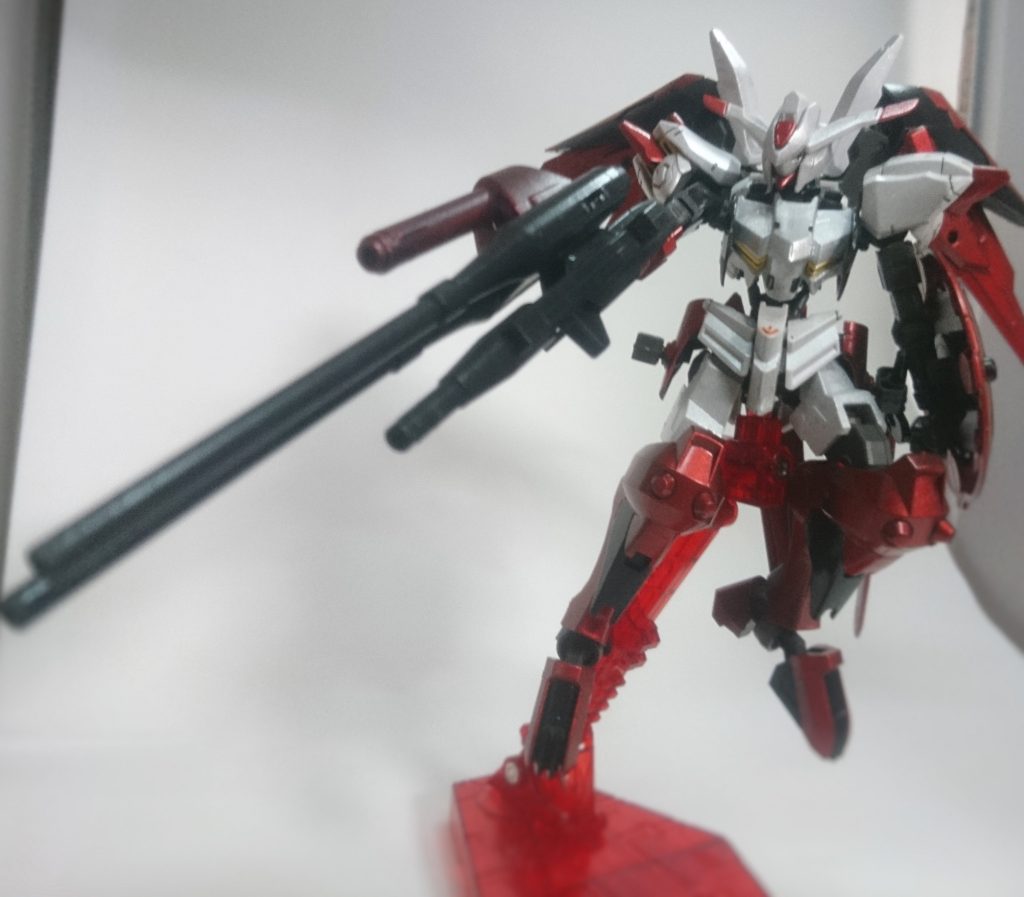 オリジナル武装として、大型銃も用意しました!
 なかなか重く、保持しにくいのが難点……