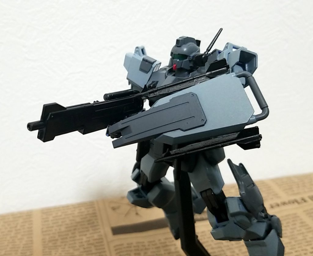 基本武装はガンダムMK-Ⅲにも使用されたビームライフル
本機はグリプス戦役の時に改修された