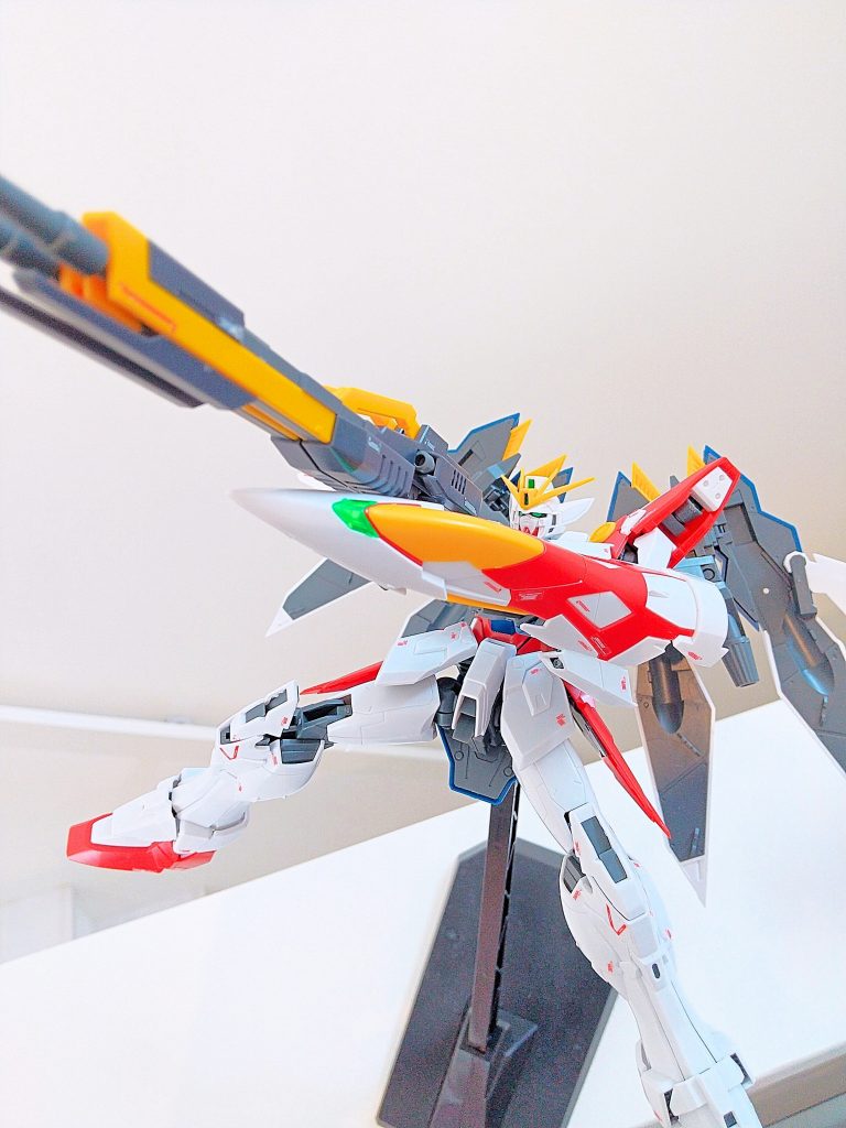 テレビ版ラストシューティングです。本当にこのウイングゼロはカッコ良いです笑