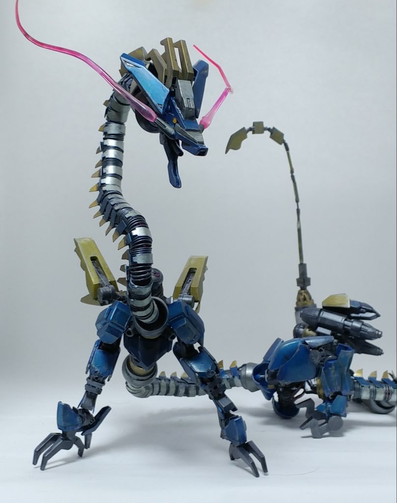 ガンプラで青龍作ってみた。–5枚目/制作者：ヒレ肉