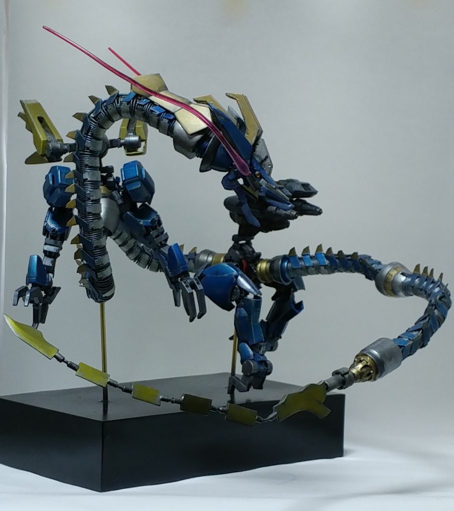 ガンプラで青龍作ってみた。–3枚目/制作者：ヒレ肉