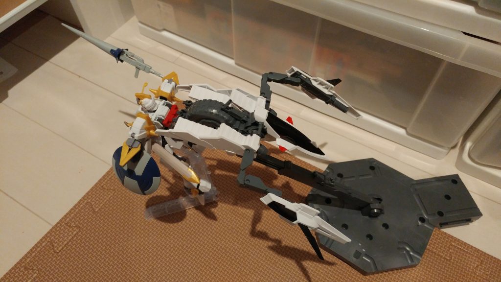 追記
ジャスティスナイトをメテオホッパーと合体させてみました(笑)
大型のパワーユニットかな?