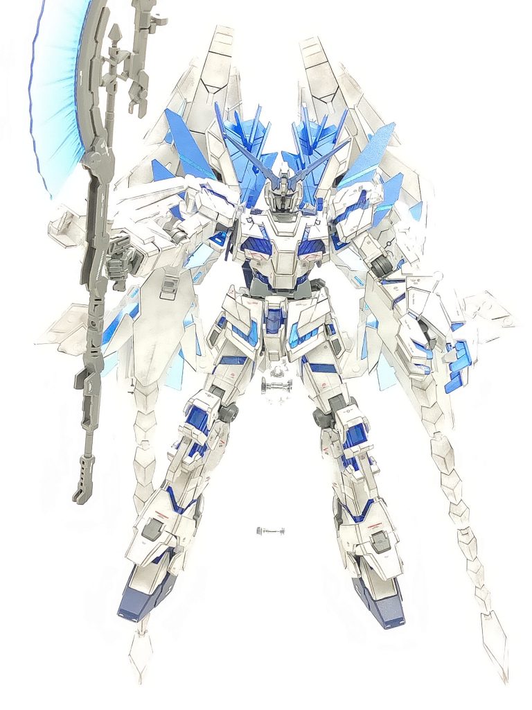 ユニコーンガンダム ペルフェクティビリティ(デストロイモード)–5枚目/制作者：かえる