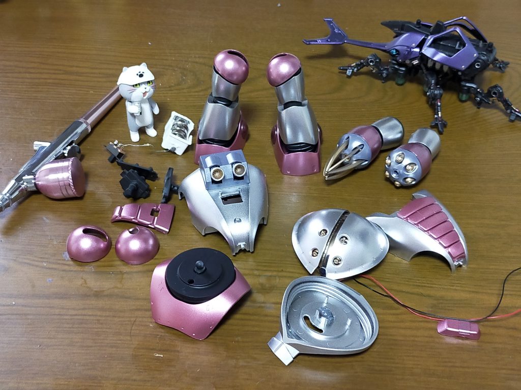 メタリックの希釈が難しかったです。