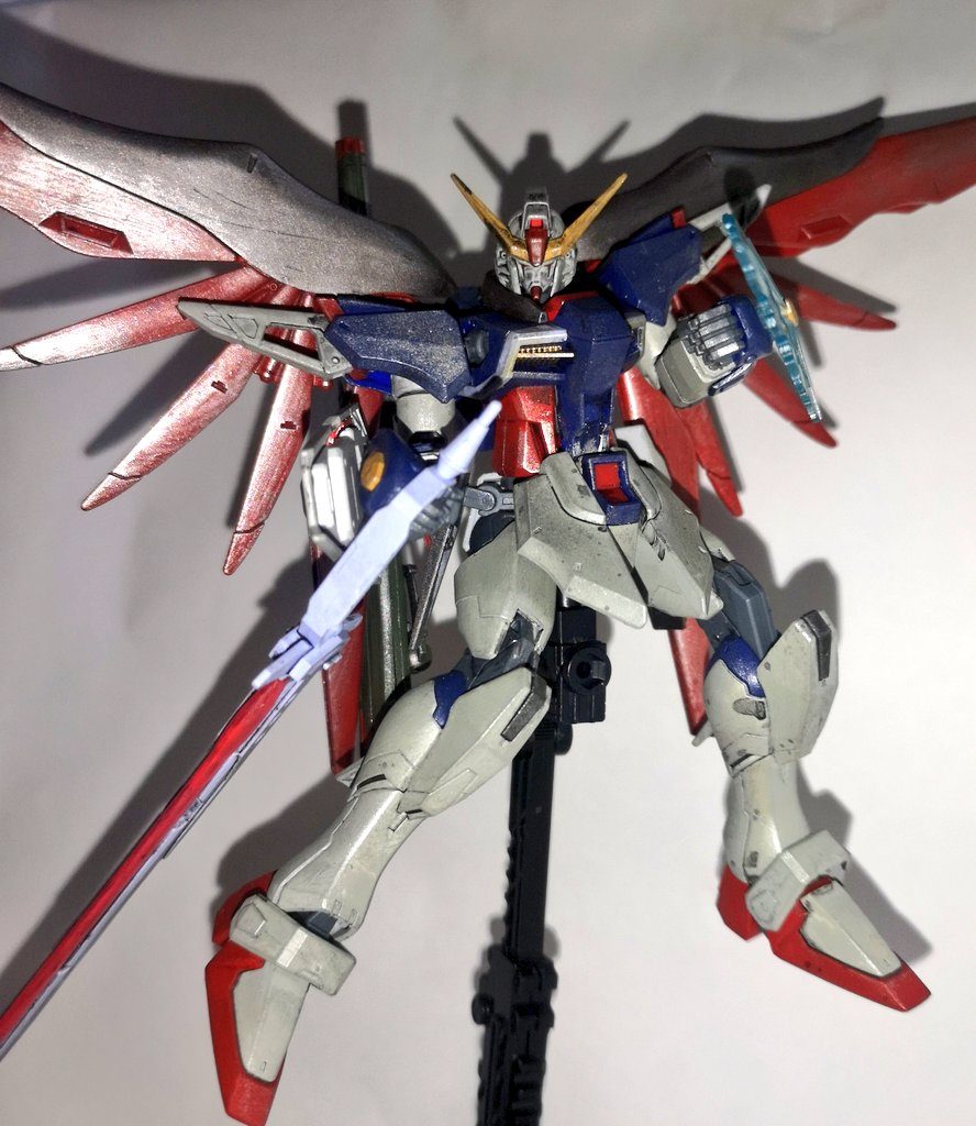 HGCEデスティニーガンダム Withインパルス–3枚目/制作者：ring