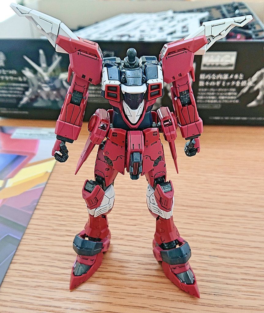 ランナーの状態で全てのパーツにスミ入れし、組み立てたあとにつや消しトップコートを吹いただけです

デカールはどうしようか悩みましたが、結果的に貼って満足してます