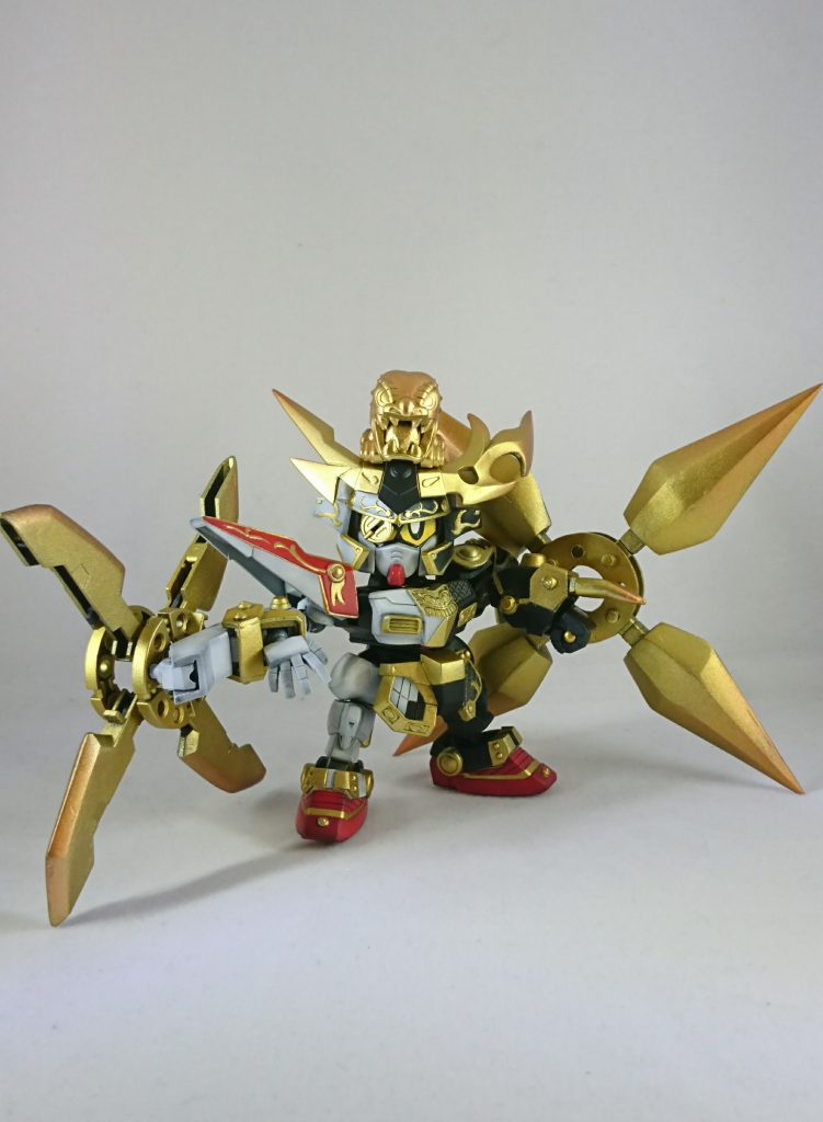 武器は大手裏剣壱式をスクラッチしてみました、モールドもないしギミックもオミットしましたが……