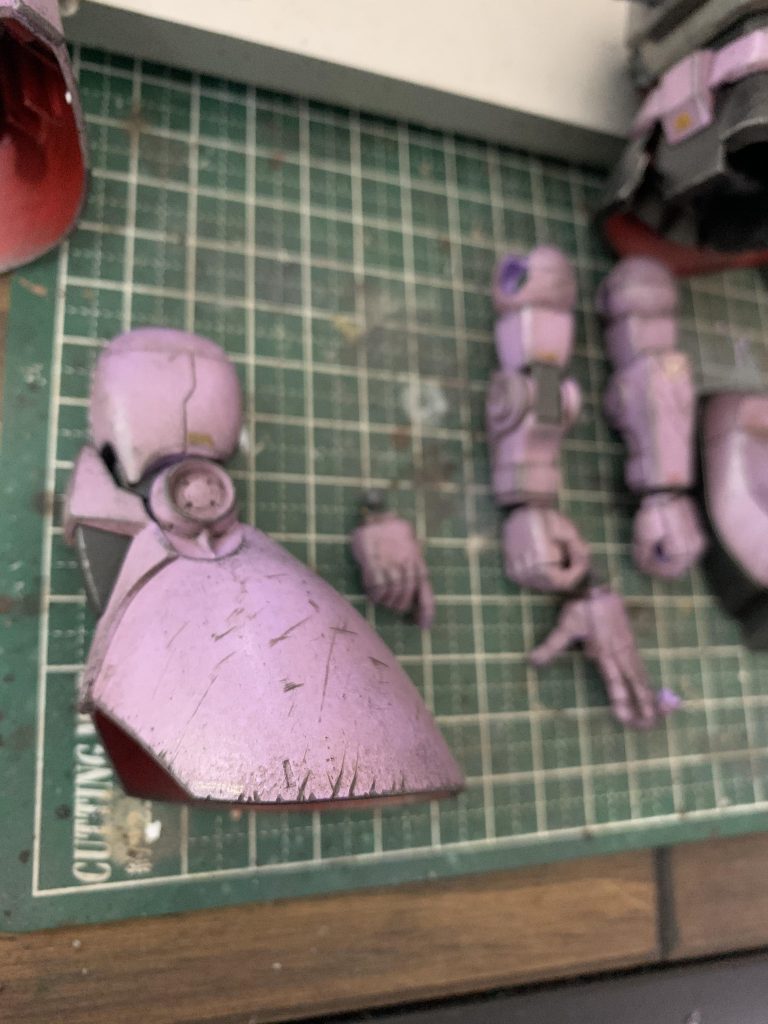 ウォッシングをすると傷が浮き上がってそれっぽく