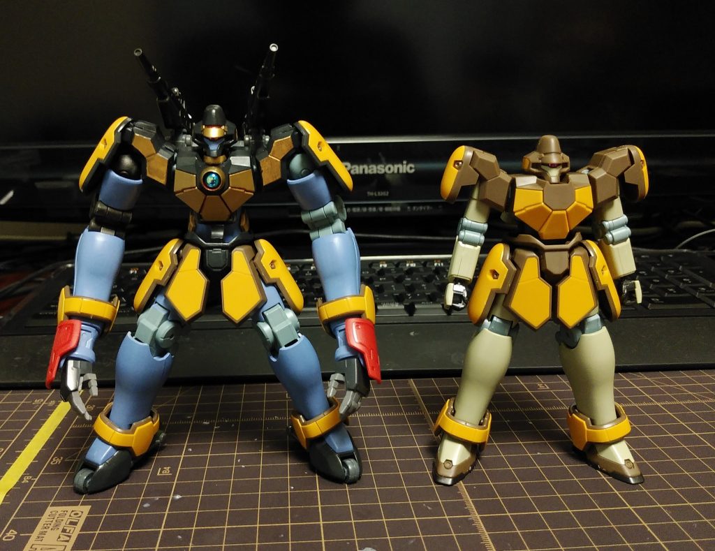 塗装と作業中に通常のマグアナックと比較した画像