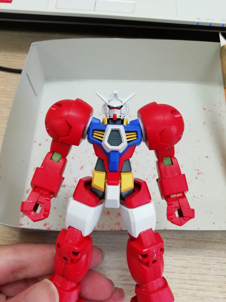 肩の接続が何だか変だったので、幅を増やしました。