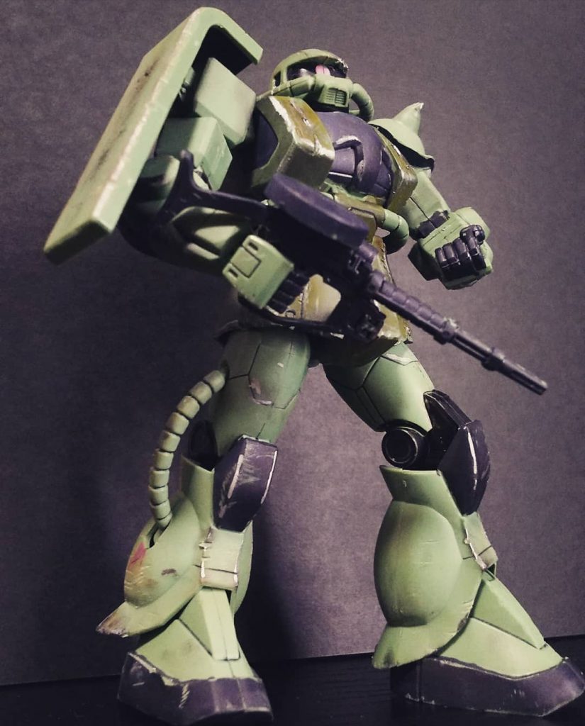 いくつか撮ったもので、これが一番良かったのでメインに(笑)塗装はマーカーのみ。トップコート多めで溶かして汚れを表現しています。