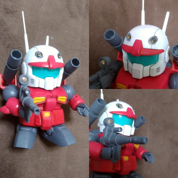美品 目無しパッケージ ガンキャノン BB戦士25 SDガンダム 赤バンダイ 模型・プラモデル
