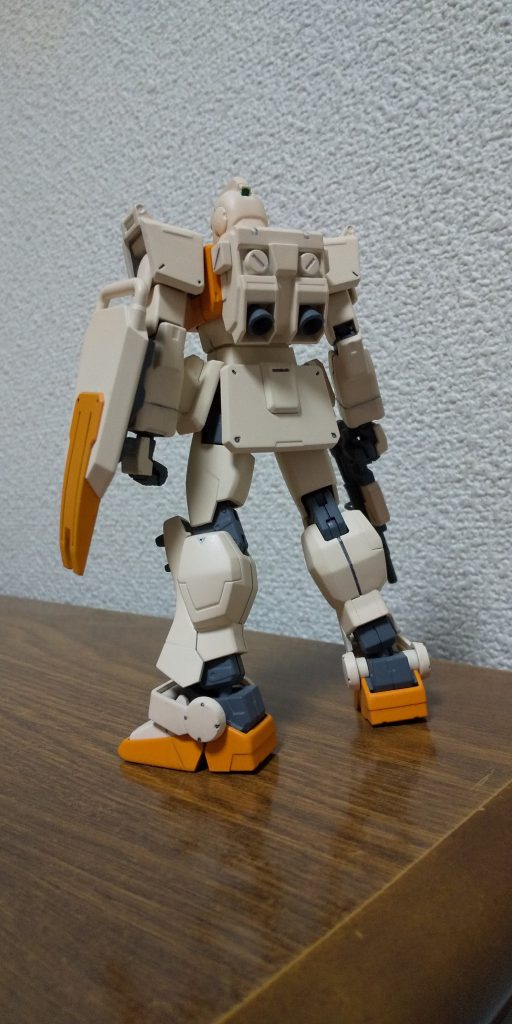 背面。バーニアはもう少し出しても良かったかも?
