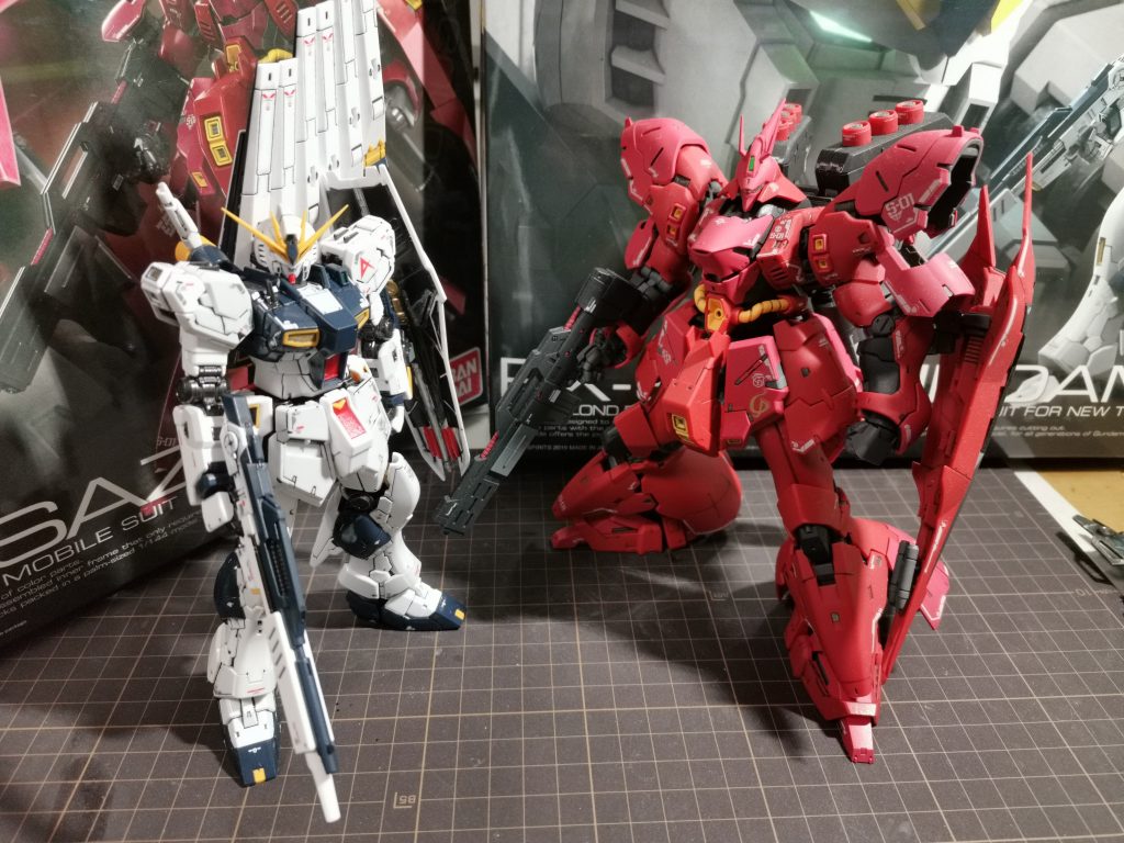 最後にRGニューガンダムとツーショット!
観てくださりありがとうございました。