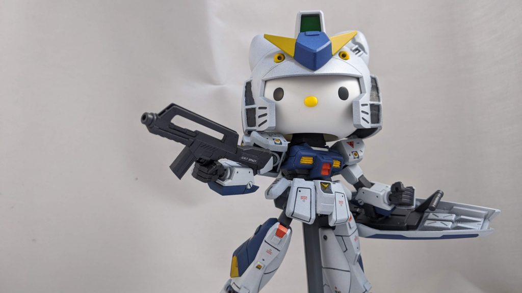 先日発売されたキティちゃん+HGのアレックスを使ってます。