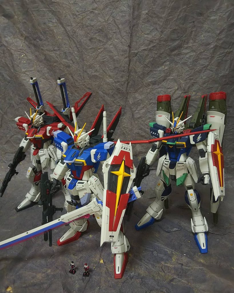 インパルスガンダム三機スリーショット