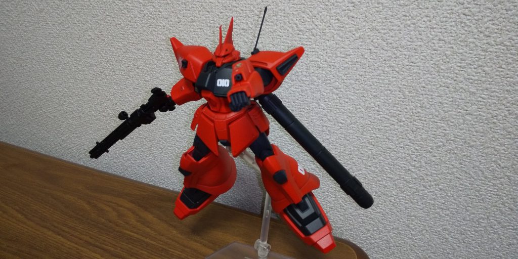 だったら過去なら!ってジオンマーク付けたら、ウェルテクスに対抗して今日追加で作ったメガガトリングガンが存在しない時代に…。アホなのか私(´Д`;)